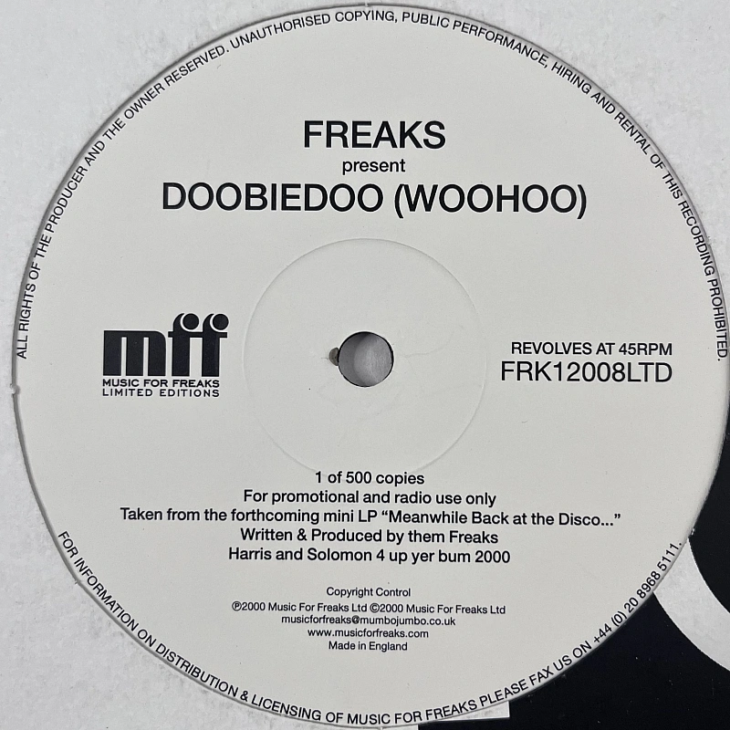 Freaks — Doobiedoo (Woohoo)