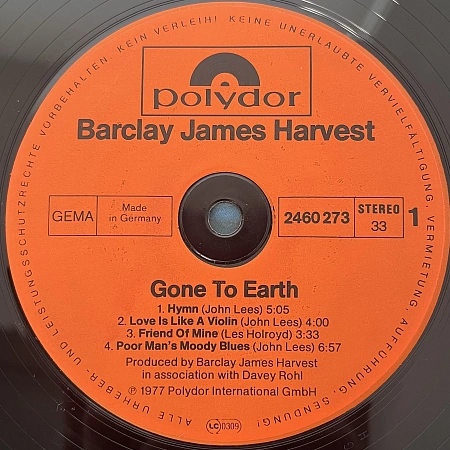 Gone To Earth