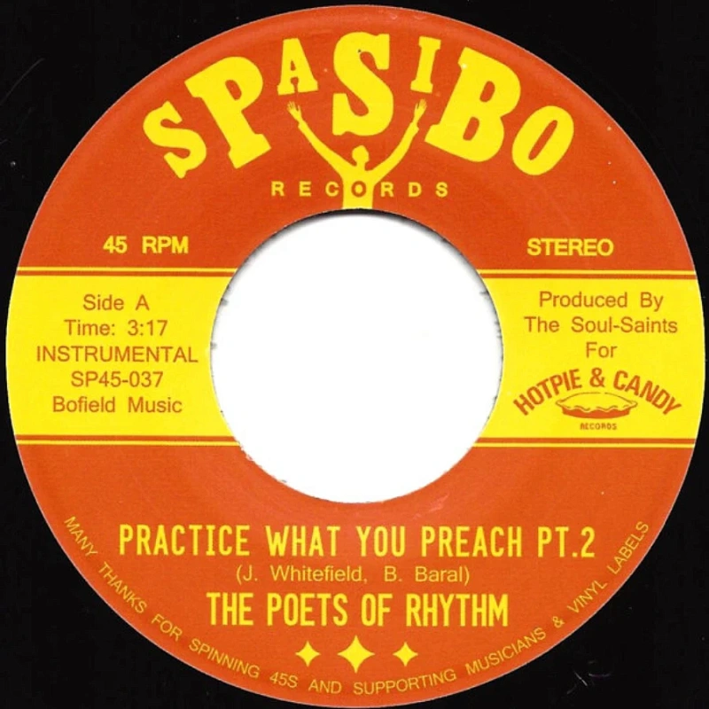 The Poets Of Rhythm — Practice What You Preach Pt. 2 / Sticky Sticky-Sock-A-Poo