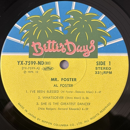 Al Foster – Mr. Foster (NM) жанр пласт