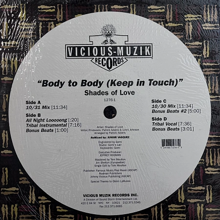 Body To Body (Keep In Touch) (The Junior Vasquez Remixes)