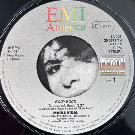 Maria Vidal ‎– Body Rock (VG+)