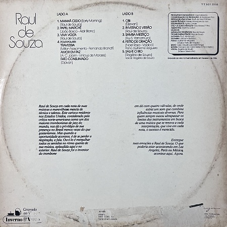 Raul De Souza – Viva Volta (NM)
