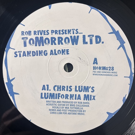 Rob Rives Presents Tomorrow LTD. – Standing Alone (VG+)