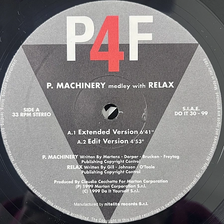 P. Machinery Medley With Relax / Notorious Medley With Le Freak
