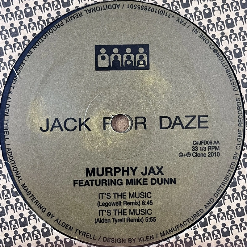 Murphy Jax Featuring Mike Dunn — It's The Music