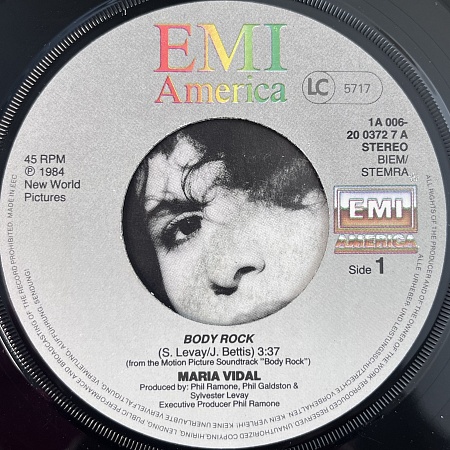 Maria Vidal ‎– Body Rock (VG+)