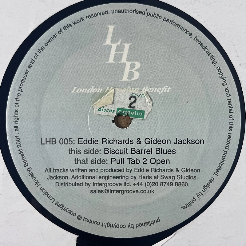 Eddie Richards & Gideon Jackson — Biscuit Barrel Blues / Pull Tab 2 Open