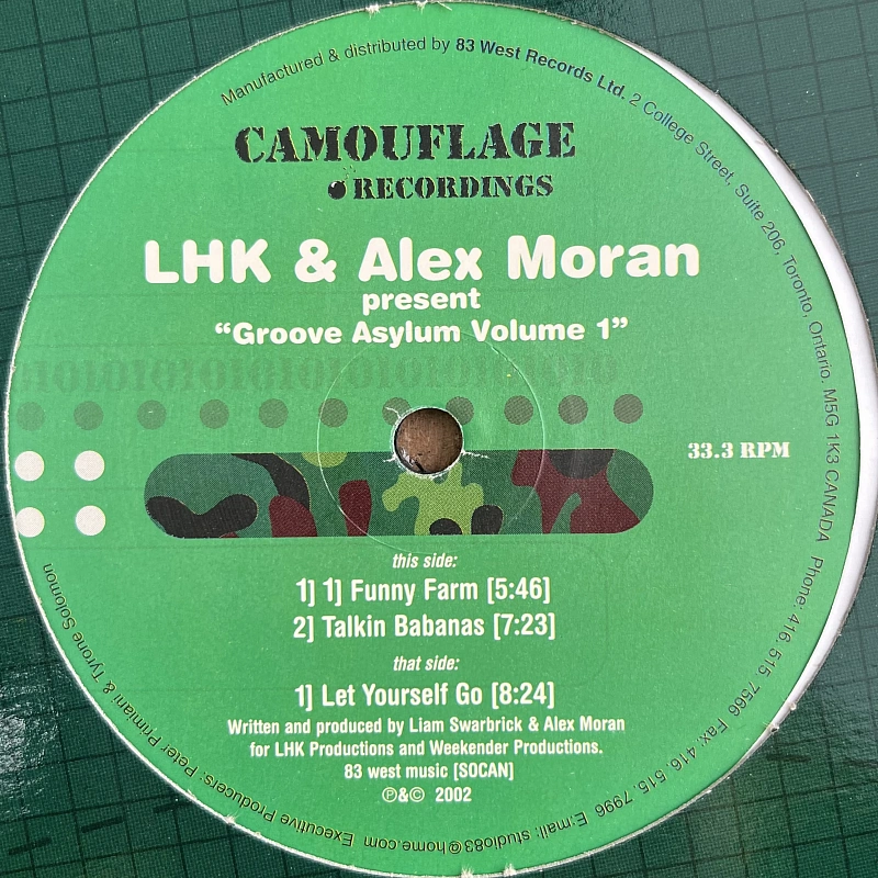 LHK & Alex Moran — Groove Asylum Volume One