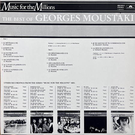 Georges Moustaki – The Best Of Georges Moustaki (NM)