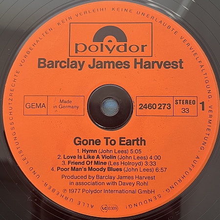 Gone To Earth