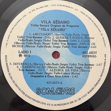 Vila Sesamo – Vila Sesamo (VG+)