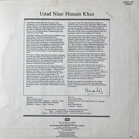 Ustad Nisar Husain Khan