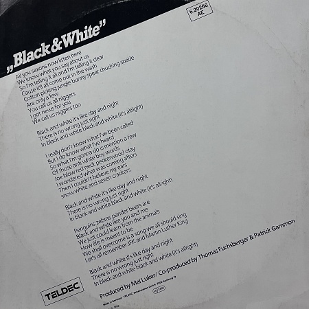 Patto – Black And White (VG+)