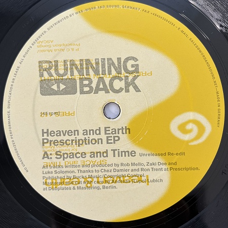 Heaven & Earth  – Prescription EP (NM)