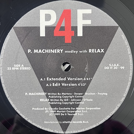 P. Machinery Medley With Relax / Notorious Medley With Le Freak
