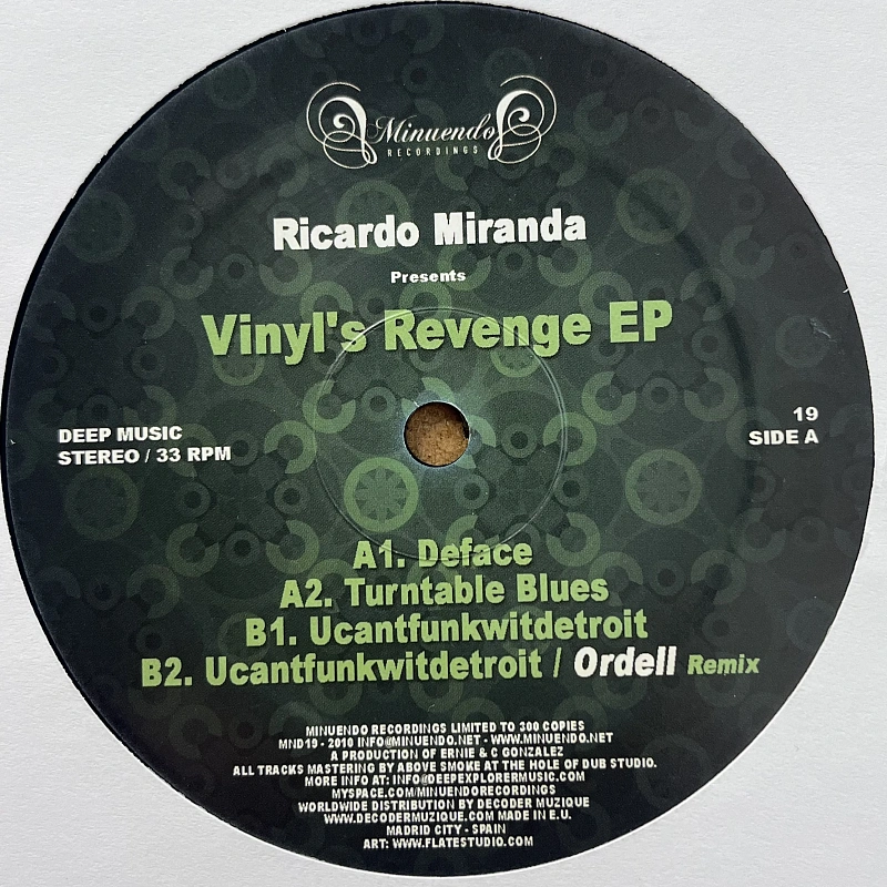 Ricardo Miranda — Vinyl's Revenge