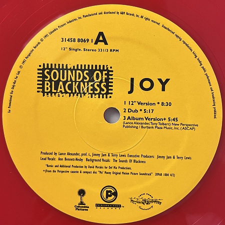 Sounds Of Blackness – Joy (Red & Green) (VG+)