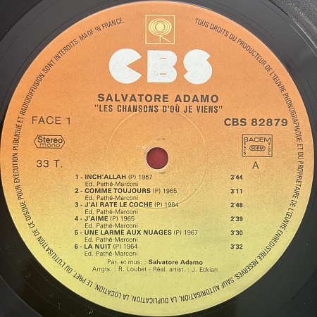 Les Chansons D'ou Je Viens
