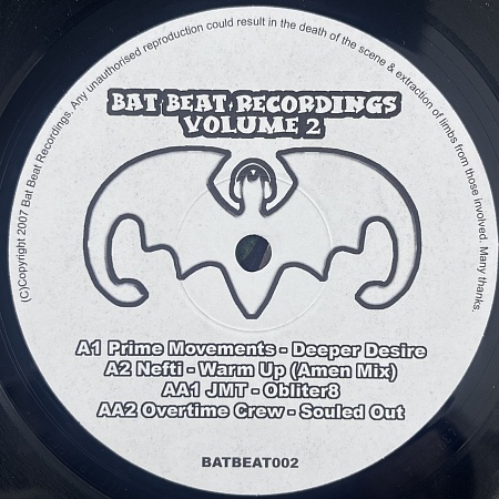 Bat Beat Recordings Volume 2