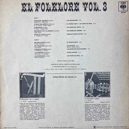 El Folklore Vol. 3