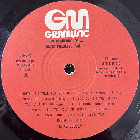 En Recuerdo De... Elvis Presley Vol.1