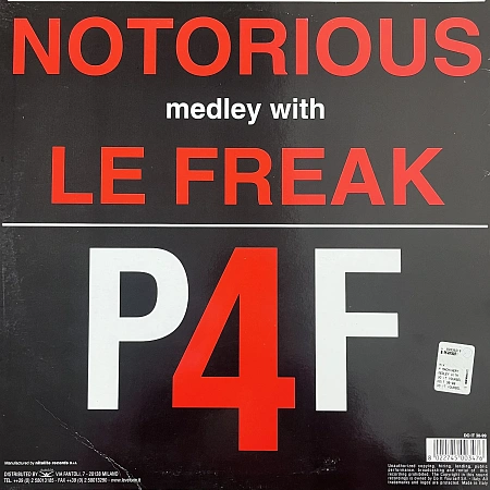 P. Machinery Medley With Relax / Notorious Medley With Le Freak
