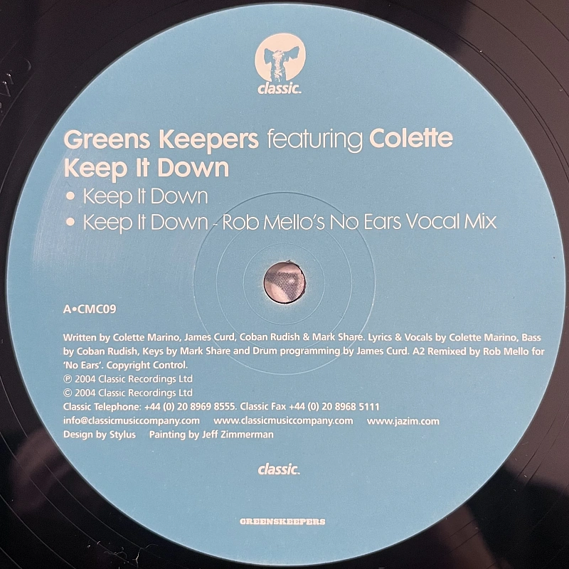 Greens Keepers Featuring Colette — Keep It Down