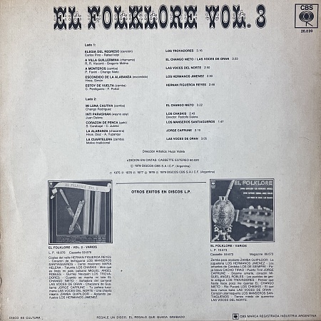 El Folklore Vol. 3