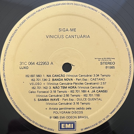 Vinicius Cantuaria – Siga-Me (NM)