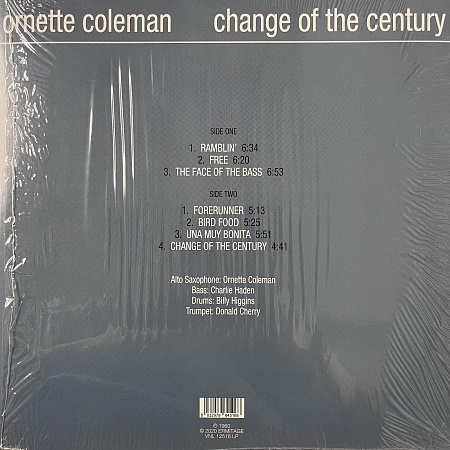 Ornette Coleman – Change Of The Century (Clear) (VG+)